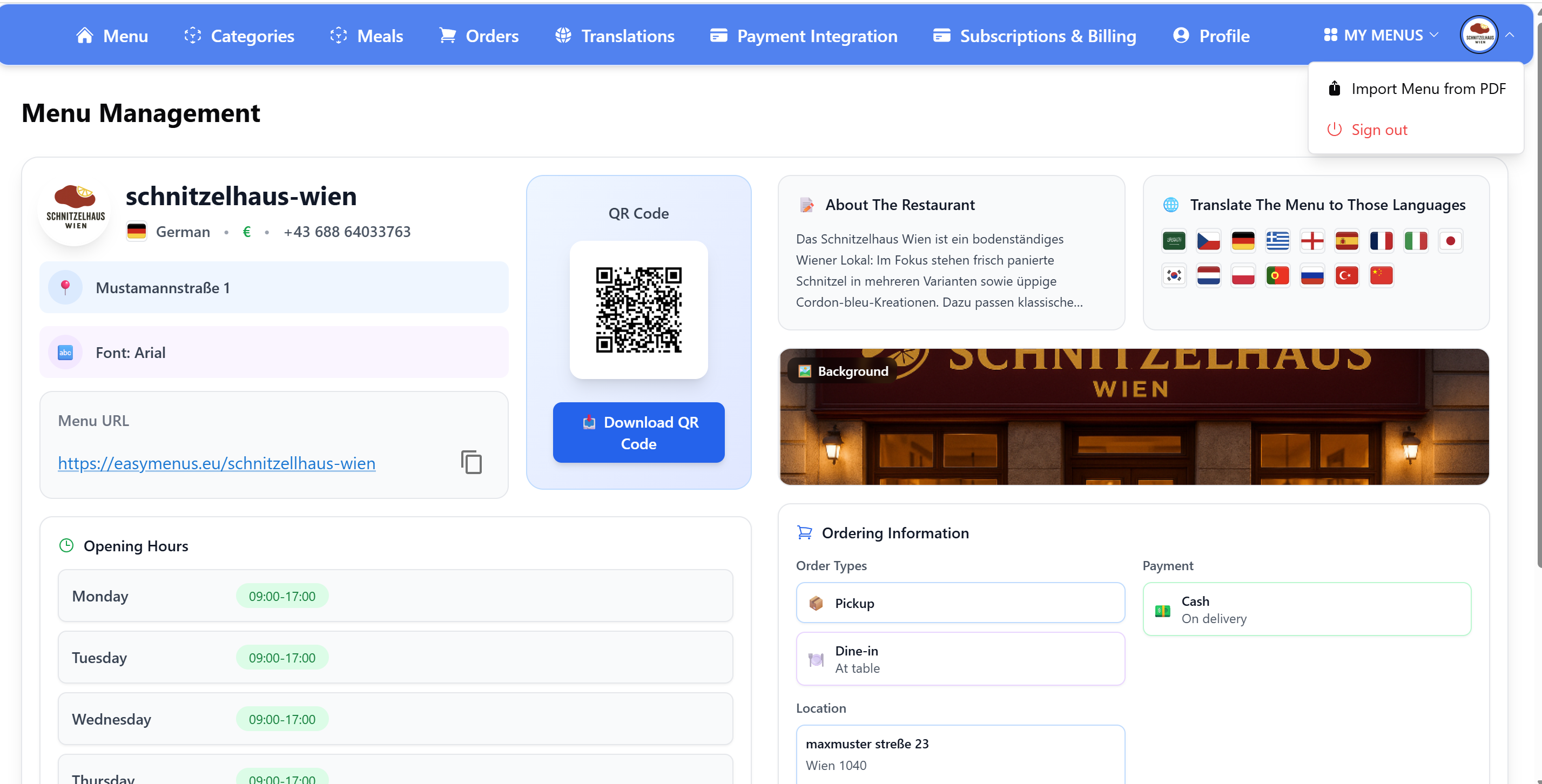 KI-Import (aus PDF) - Screenshot